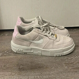 Womens Nike Air Force I Pixel Suede Size 9 1/2 Air Force Ones Size 9.5